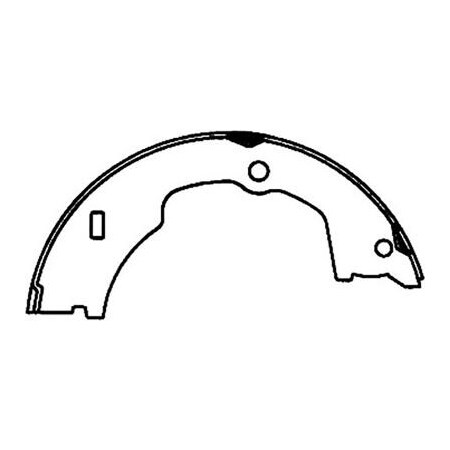 Centric Centric Premium Parking Brake Shoes, Centric Parts 111.08470 111.0847